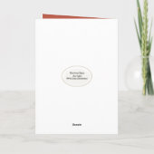 Carte Chèvre de grange pour 60e anniversaire (Dos)