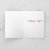 Carte Chèvre de vacances sur un ornement (Intérieur)