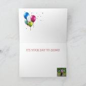 Carte Chèvre douce nounou anniversaire (Intérieur)