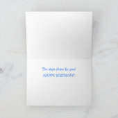 Carte Chèvre Et Étoiles Anniversaire (Intérieur)