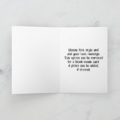 Carte Chèvre qui hurle pour sortir (Intérieur)