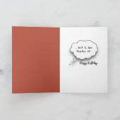 Carte Chèvre vieillir Humour d'anniversaire (Intérieur)