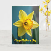Carte Chevron Bloom Printemps (Fleur jaune)