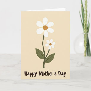 Carte Chevron Floral Famille