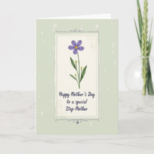 Carte Chevron Floral Tribute
