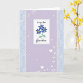 Carte Chevron Pastel Affection (Fleur jaune)