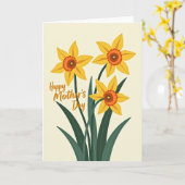 Carte Chevron Printemps (Fleur jaune)