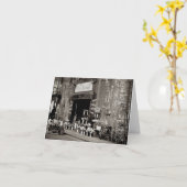 Carte Chez Michèle [Carte de voeux] (Fleur jaune)