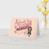 Carte Chibi Hermione "Le mal géré" (Fleur jaune)