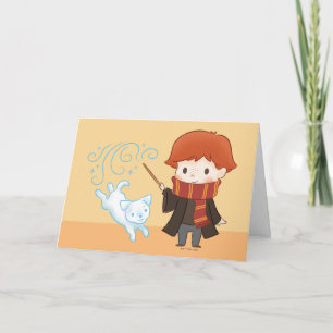 Carte Chibi Ron Weasley Patronus