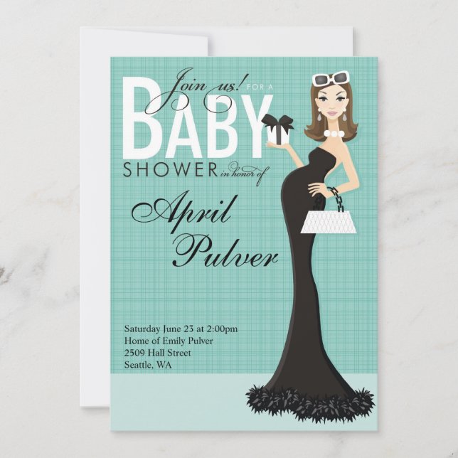 Carte Chic bébé garçon (Devant)