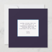 Carte Chic Citrouille Bat Halloween (Dos)