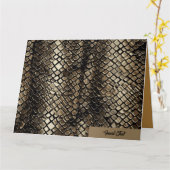 Carte Chic coulissant (Fleur jaune)