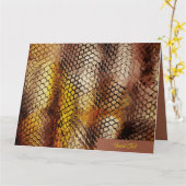Carte Chic coulissant (Fleur jaune)