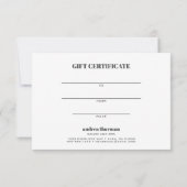 Carte Chic cristal bleu verre nacré irisé Cadeau (Dos)