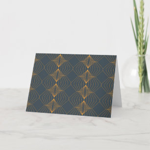 Carte Chic, élégant, simple motif graphique géométrique