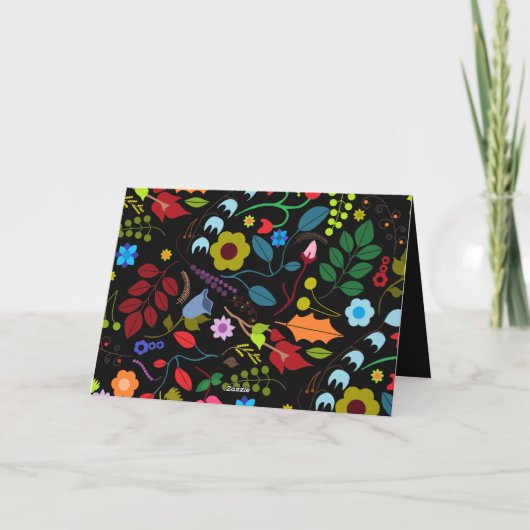 Carte Chic Floral (Dos)