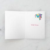 Carte Chic Floral 18e anniversaire pour Step Daughter (Intérieur)