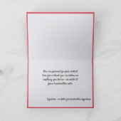 Carte Chic Glitter Christmas Trees Pink Leopard Gray (Intérieur)