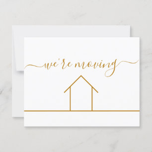 Carte Chic Gold Changement d'adresse Nouveau Accueil