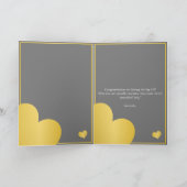 Carte Chic Grey and Gold Husband 60e anniversaire (Intérieur)