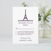Carte Chic Intervention Parisienne, Violet (Debout devant)