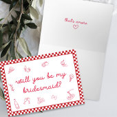 Carte Chic Italien "That's Amore" Bridesmaid Proposition