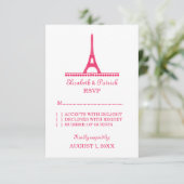 Carte Chic Parisienne, Rose (Debout devant)