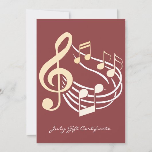 Carte Chic QR Code Services Note Juillet Certificat Cade (Devant)