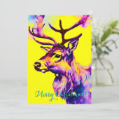 Carte Chic Reindeer Classic Fun Christmas (Debout devant)
