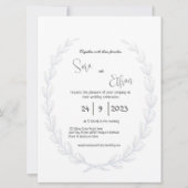 Carte Chic Shabby Botanique, Fleur sauvage, Romantique (Devant)