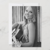 Carte chic simple d'invitation de fête de remise (Dos)