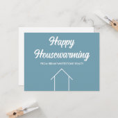 Carte Chic Simple Immobilier Société sur mesure Marketin (Devant/Arrière en situation)