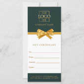 Carte Chic Trendy Business Personalized Gift Certificate (Devant)