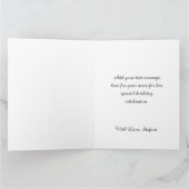 Carte Chic Turquoise Holographique Faux Parties scintill (Intérieur)