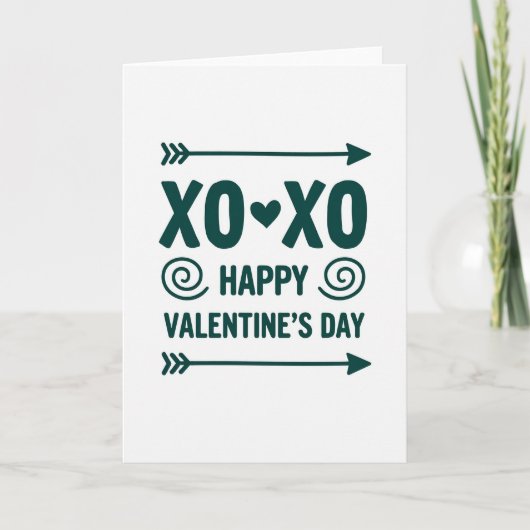 Carte Chic Valentines Day Card (Devant)