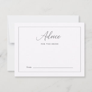 Carte Chic violet avec conseil en calligraphie pour la m