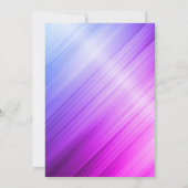 Carte Chic violet faux argent parties scintillant Noël n (Dos)