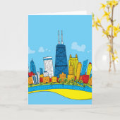Carte Chicago (Fleur jaune)