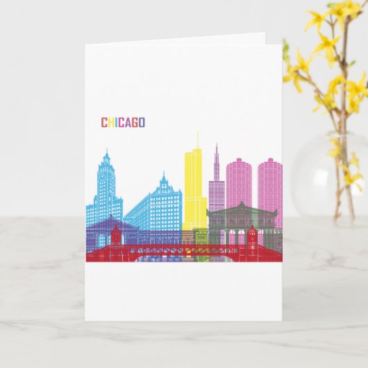 CARTE CHICAGO (Fleur jaune)