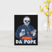 Carte Chicago Da Pope Funny Humour catholique (Fleur jaune)