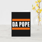 Carte Chicago Da Pope Humour drôle (Fleur jaune)