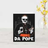 Carte Chicago Pope Leo Xiv Da Pope Blague Meme (Fleur jaune)