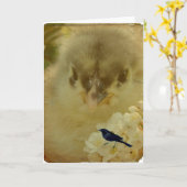 Carte Chick (Fleur jaune)