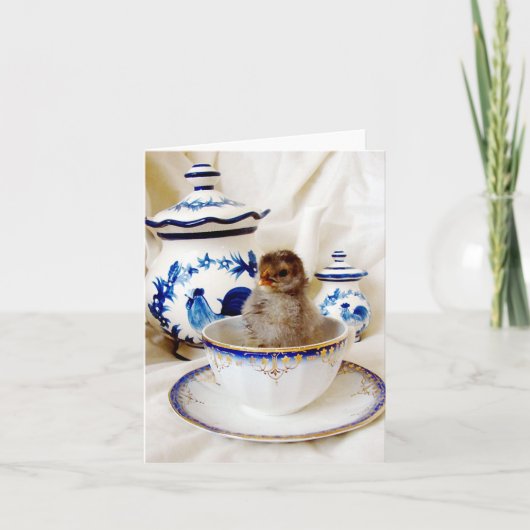 Carte Chick dans une peinture à l'huile d'acajou en tout (Devant)