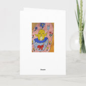 Carte Chick Pâques mignonne (Dos)
