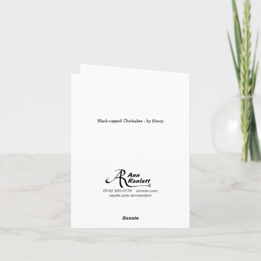 Carte Chickadee by Henry (Dos)