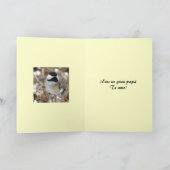 Carte Chickadee Día del Padre (Intérieur)