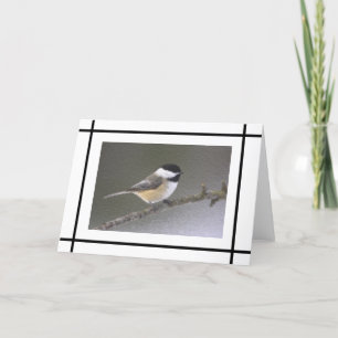 Carte Chickadee Note