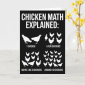 Carte Chicken Math Explained, Chicken Owner  (Fleur jaune)